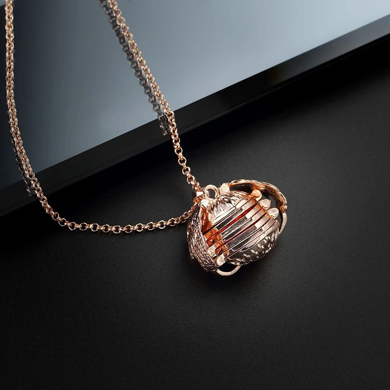 Волшебное Ожерелье расширяющаяся коробка для фотографий ожерелье в форме сердца