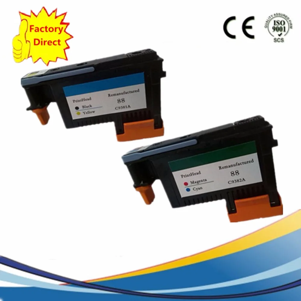 

rinthead Print Head Remanufactured For HP88 C9381A C9382A Officejet pro L7400 L7480 L7500 L7550 L7580 L7588 L7600 L7650
