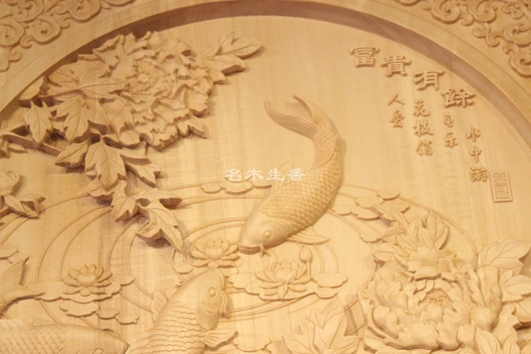 Деревянная подвеска Dongyang с резьбой по дереву подвесная бутиковая рельефная