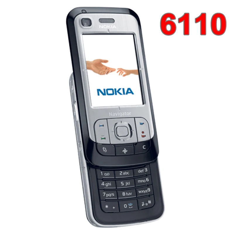 Восстановленный разблокированный NOKIA 6110 навигатор Мобильный телефон русская клавиатура арабская клавиатура
