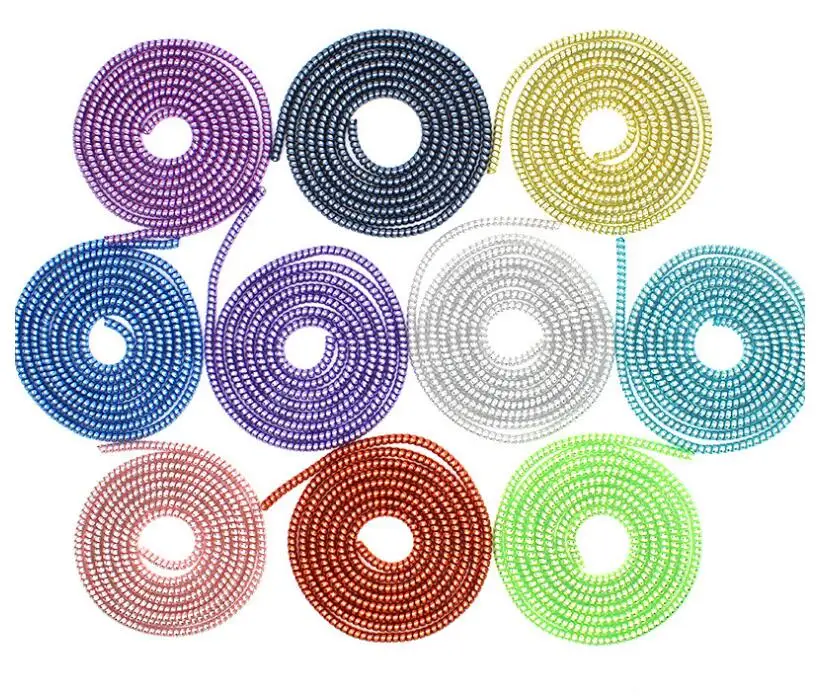 値段 無料 Dhl 1000 個 Tpu 純粋な色春保護スリーブの携帯タブレットスパイラルコード電話充電器イヤホンコード