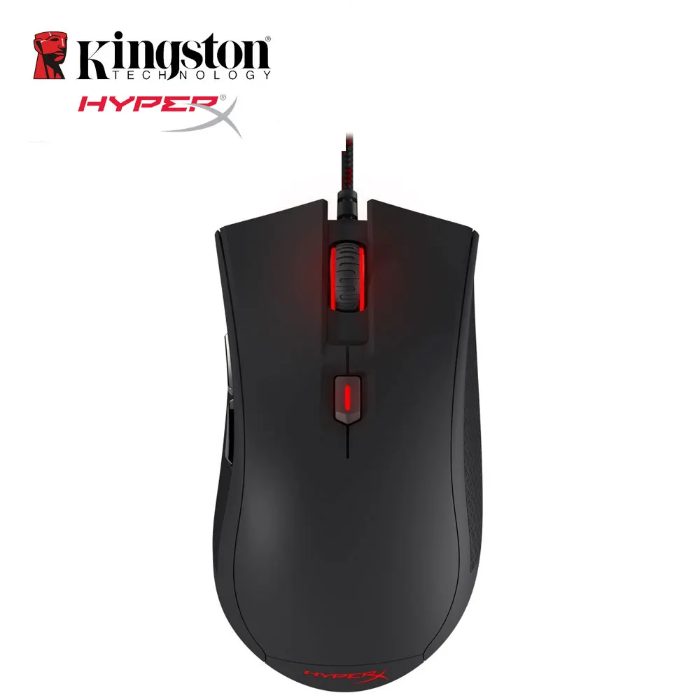Kingston HyperX Pulsefire FPS мышь геймер 400 800 1600 3200 dpi Эргономичный Professional Gaming Maus Plus Pad для