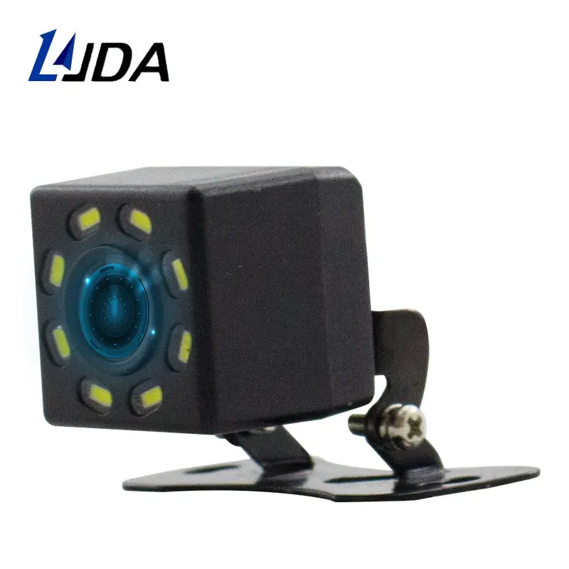 Автомобильная камера заднего вида HD CCD 8 светодиодный ночное видение