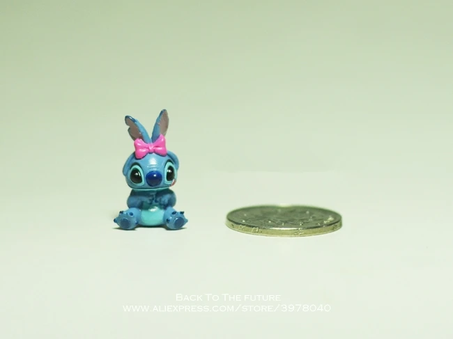 Disney Lilo &amp Stitch 2cm mini doll Action Figure Posture Anime Decoration Collection Figurine Toy model for children gift | Игрушки и