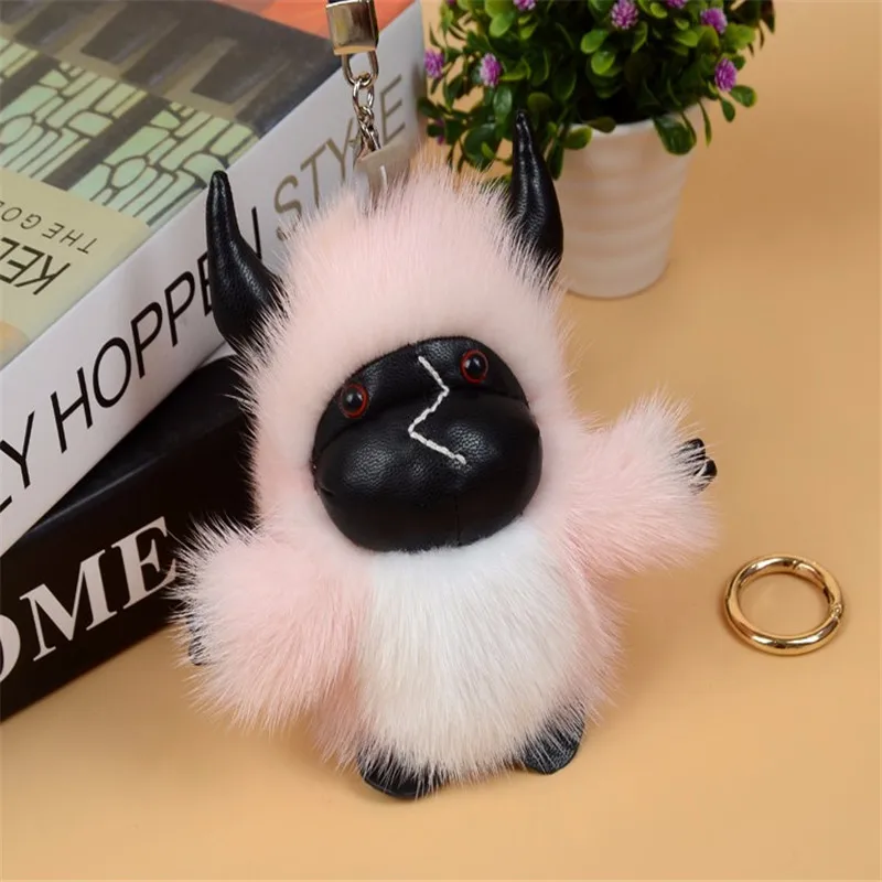 Новинка 2017 100% натуральная норковая молния для крупного рогатого скота сумка