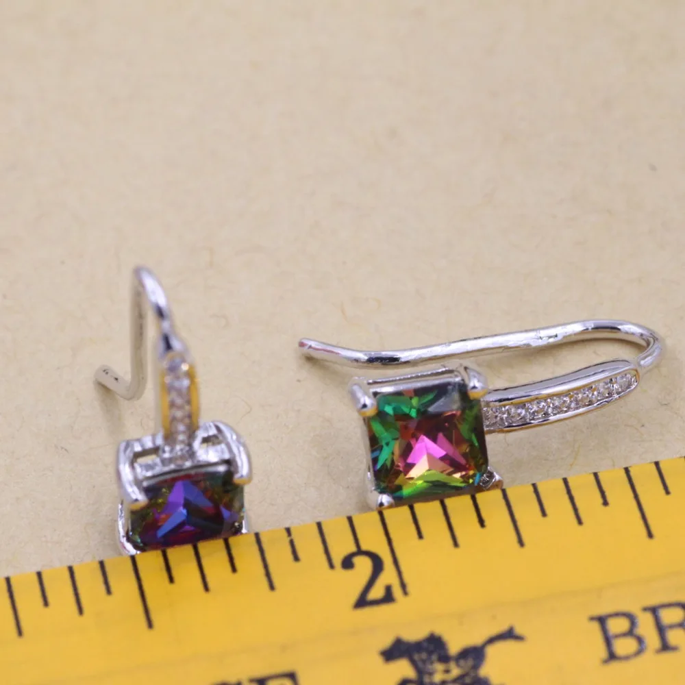 Женские серебряные серьги-кольца с инкрустацией из циркония женские серьги 7