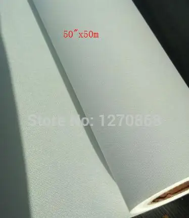 50 &quot* м струйная печать 110 г полиэстер холст рулон для оптовой продажи|Фотобумага|