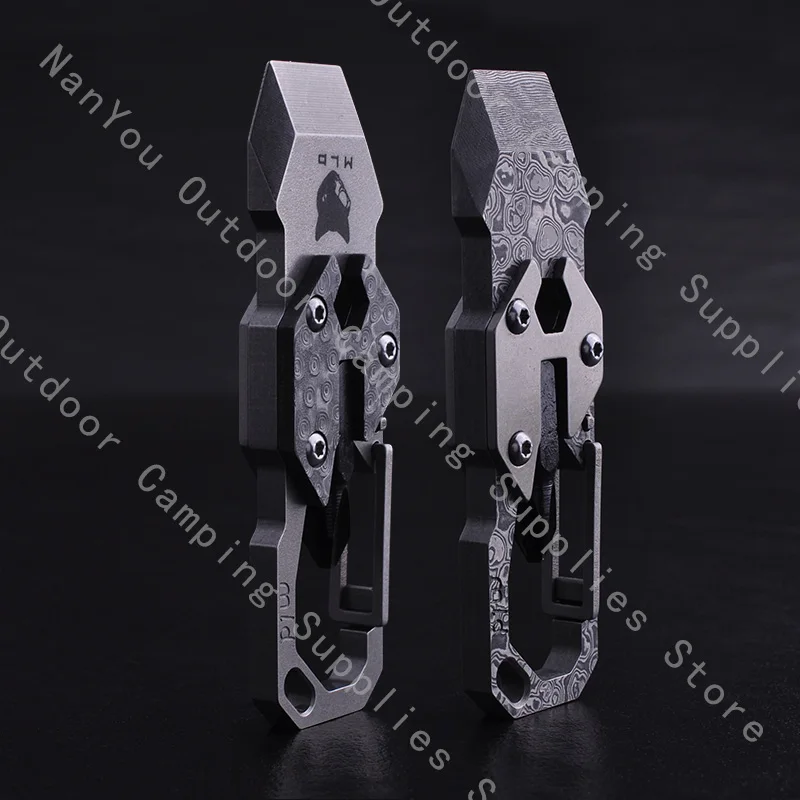 1 шт. тактическая подвесная Пряжка из титанового сплава мини многофункциональная