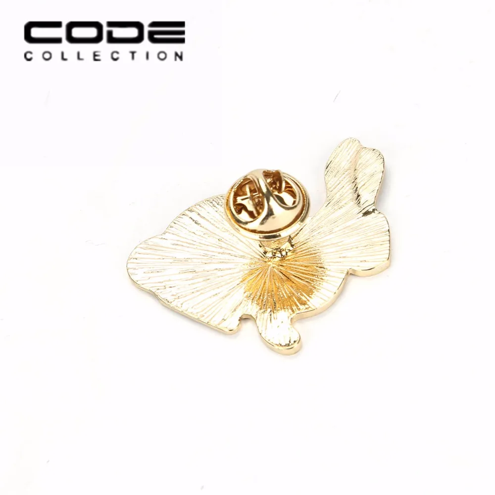 Панк лаконичная эмалированная брошь оригами Красочный геометрический милый