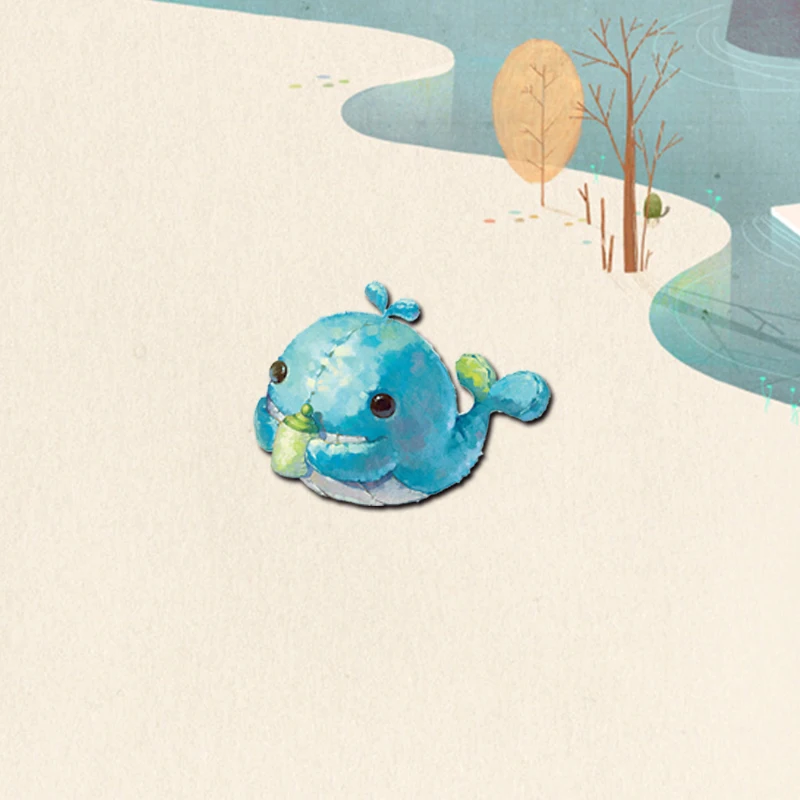 1 шт. картина животных значки на одежду акриловые значки Kawaii Pin значок брошь для рюкзака - Цвет: A0211