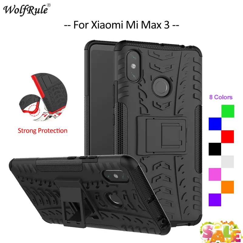 Чехол для Xiaomi Mi Max 3 чехол из ТПУ и поликарбоната защитный бампер телефона Max3 6 9
