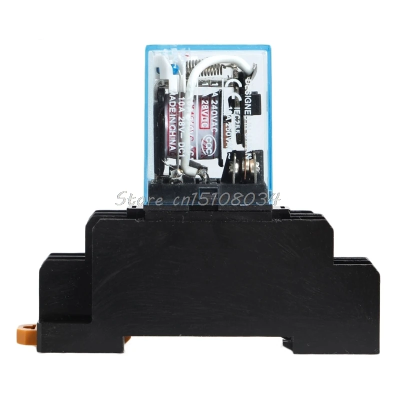 1 шт. 220 V 10A катушки Мощность реле DPDT LY2NJ HH62P HHC68A 2Z с многоконтактной штепсельной