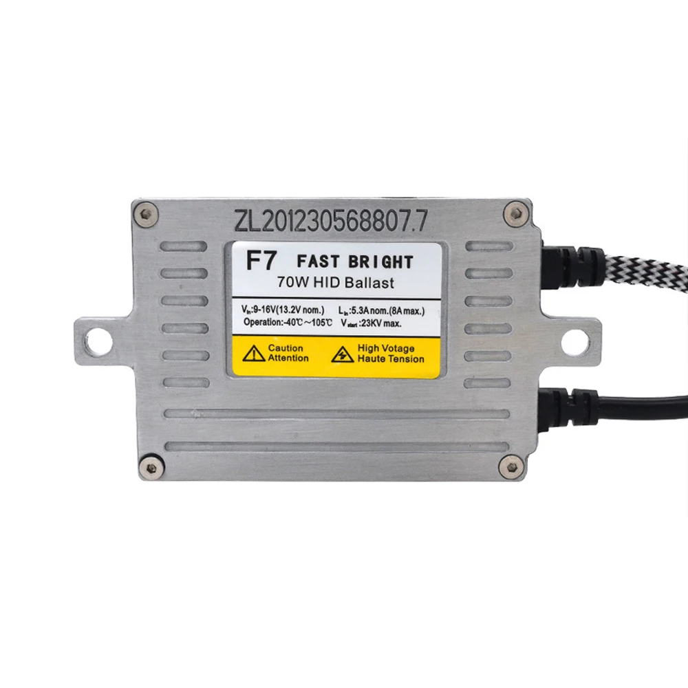 Быстро Bright 70 W балласта ДЛТ F7T для hid ксенона фар автомобиля лампы H1 H3 H7 9005 9006 D2H би