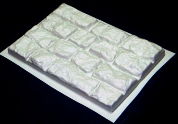 Пластиковые формы для фотоэлементов настенная Цементная плитка Старый замок 1