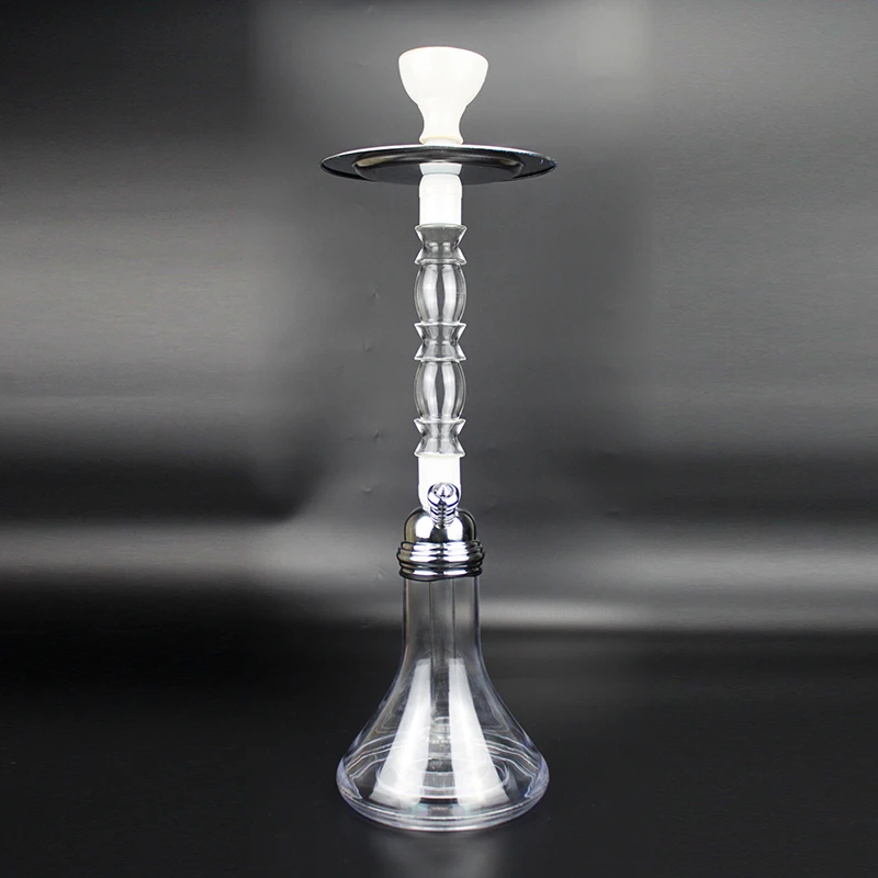 Высококачественный акриловый набор для кальяна с металлическим шлангом