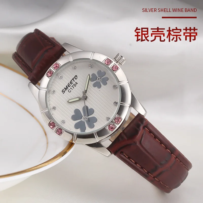 2019 Модные женские кварцевые часы LadiesBrand с кристаллами Роскошные наручные девушка