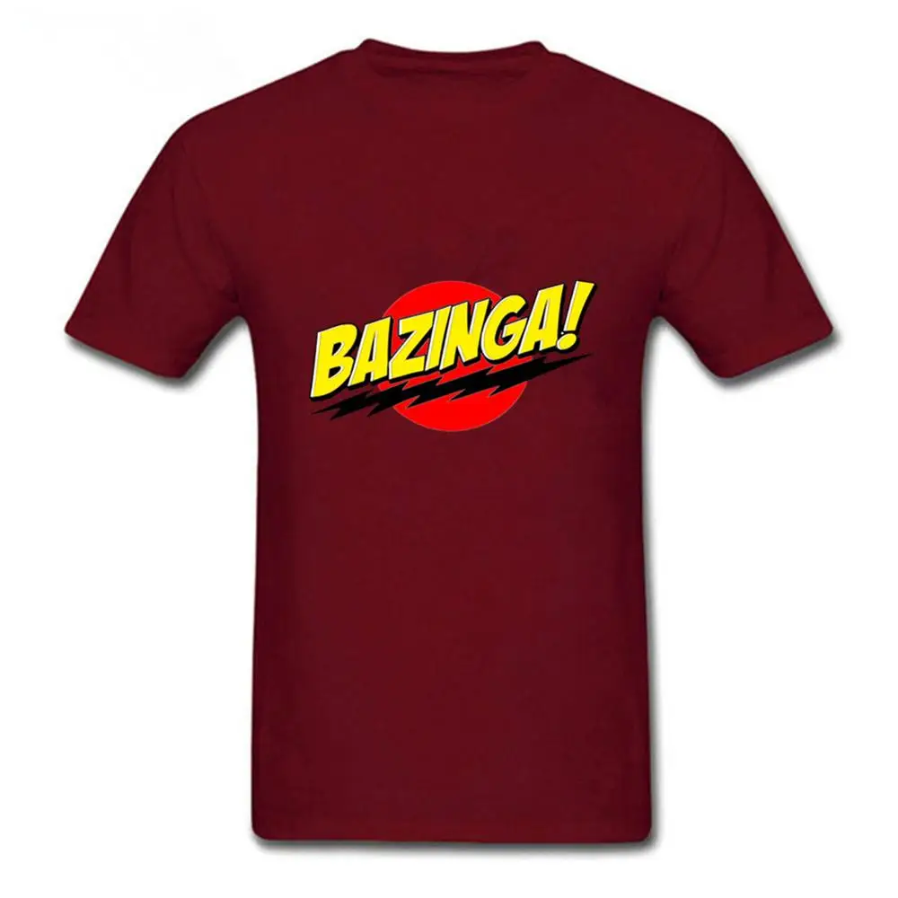 Футболка с принтом Теория большого взрыва BAZINGA Sheldon хлопковая футболка коротким