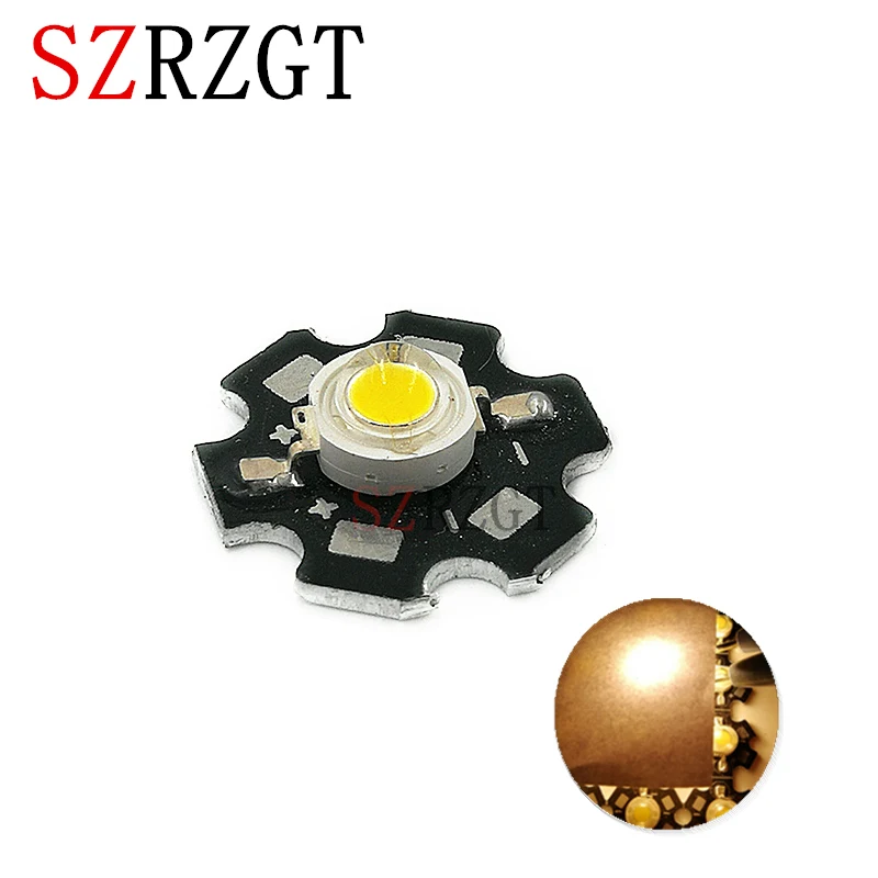 3000-3500K 3 Вт с PCB белый/теплый белый высокой мощности Светодиодный светильник 10 шт./лот - Испускаемый цвет: 3000-3500K