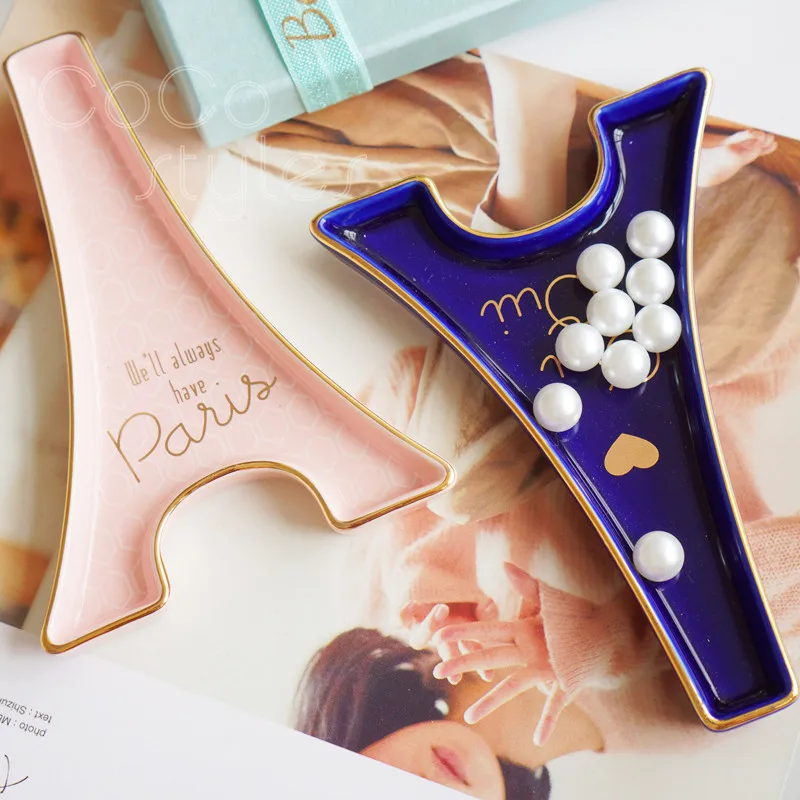 Cocostyles InsFashion creative wings star and bows shaped ceramic jewelry dish for bridesmaid mother's day gift sets | Дом и сад