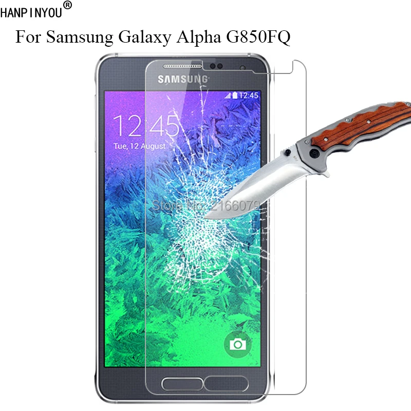 Новая защитная пленка из закаленного стекла 9H 2.5D для Samsung Galaxy Alpha G850FQ G850Y G850A G850W 4 7