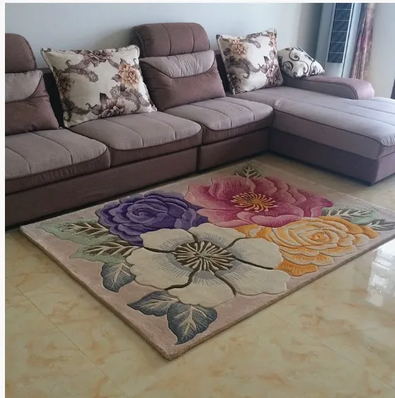 Ковер для гостиной Американский ковер из чистой шерсти кровати качество коврика