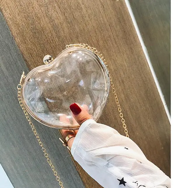 2019 Новое поступление модная весенне летняя Прозрачная женская сумка через плечо