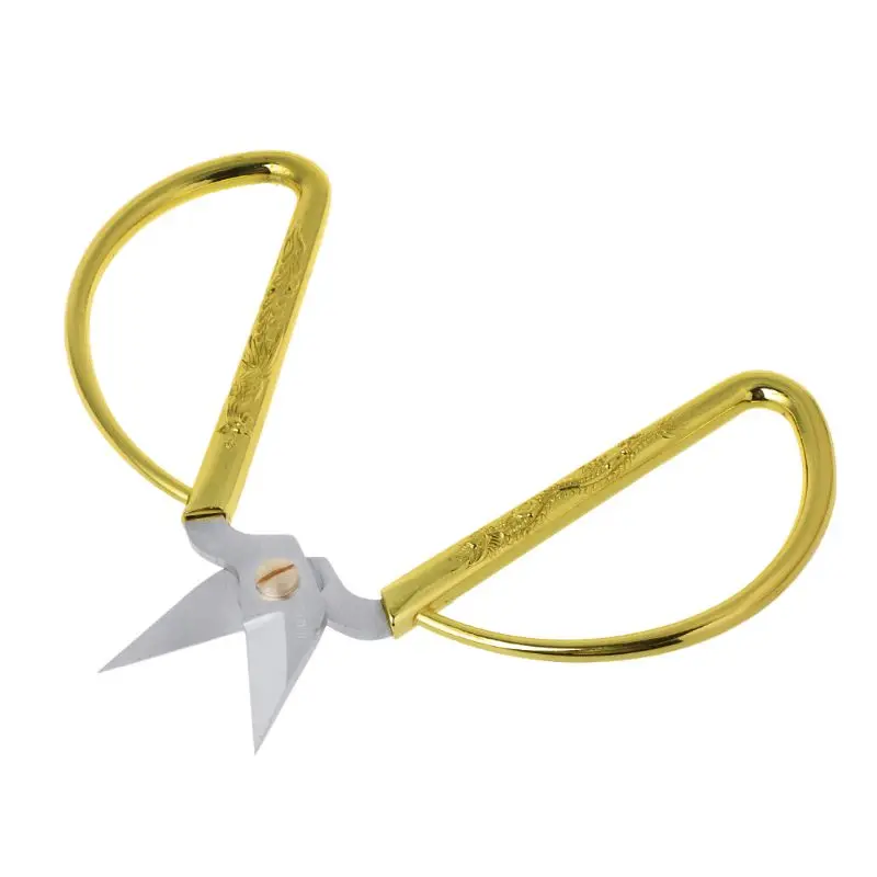 

Hot Gold Dragon Phoenix Bonsai Scissors Wedding Shears Home Office Cutting Tool