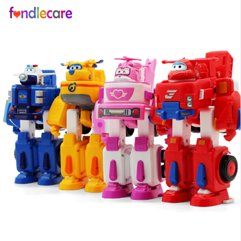Спасательный робот Fondlecare Super wings экшн-фигурка трансформер пожарные двигатели