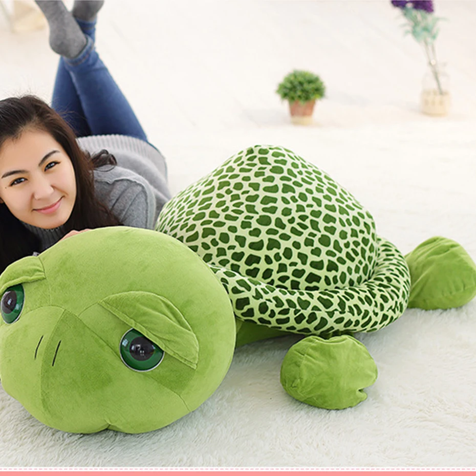 20 см игрушки в виде животных с плюшевой набивкой Супер Зеленые большие глаза