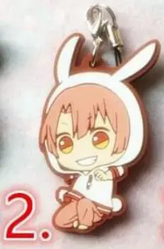 Idolish7 аниме брелок Изуми Иори Ямато Никайдо SOGO NAGI Тамаки Гаку Мицуки Осаки каучуковый ремешок аксессуары для мобильных телефонов/Подвески D173 - Цвет: 2
