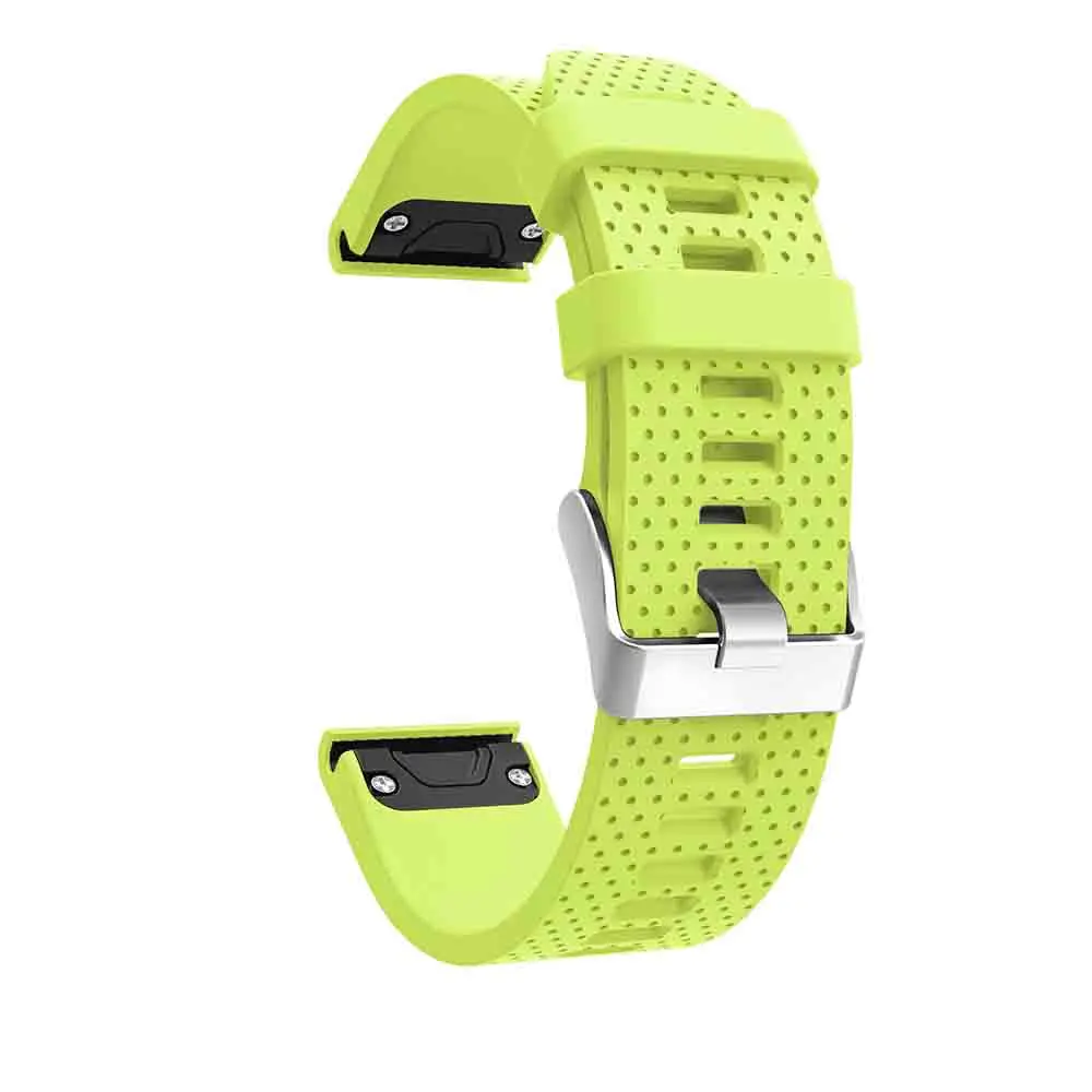 26 22 20 мм ремешок для часов Garmin Fenix 5X 5 5S Plus 3 3HR 935 часы Quick Release Silicone Easyfit Смарт