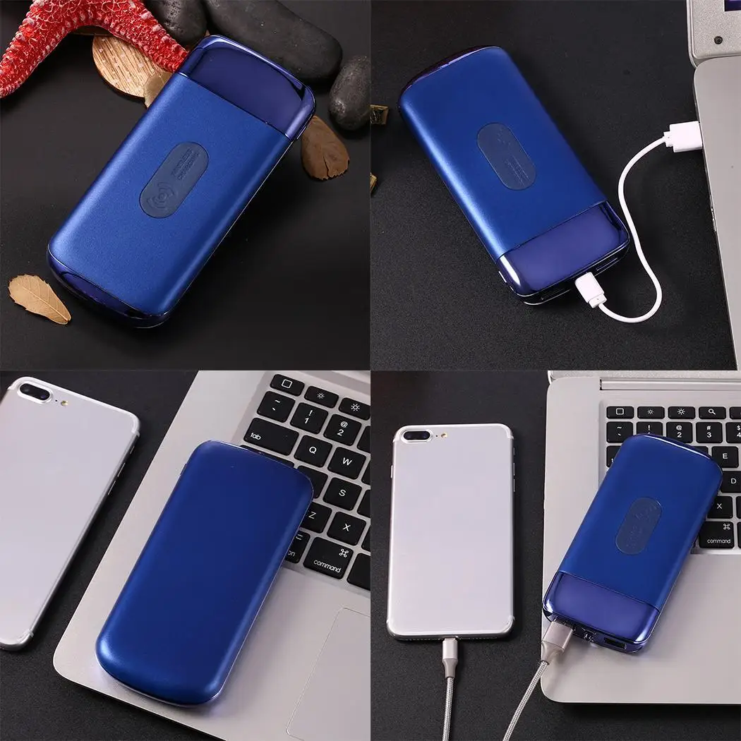 20000 мАч портативный USB внешний аккумулятор беспроводной проводной для iPhone Samsung