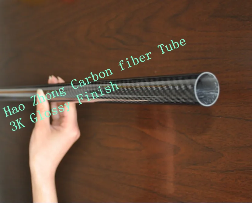 

8 pcs 45MM OD X 41MM ID X 500MM Carbon fiber tube/tubing/tail tube/wing tube Quadcopter arm Hexrcopter 45*41
