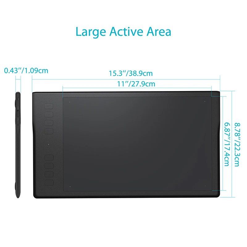 HUION INSPIROY Q11K V2 беспроводной графический планшет для рисования цифровая ручка для рисования планшет с аккумулятором и функцией наклона