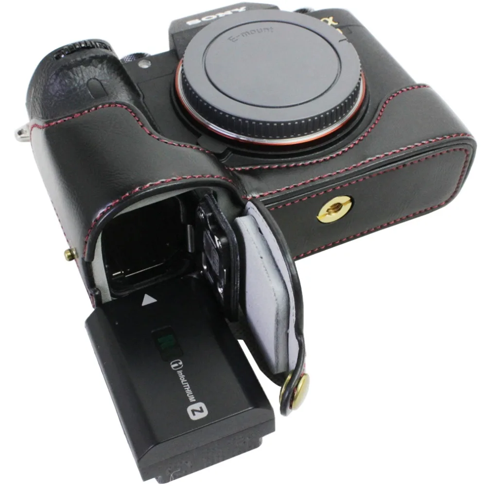 Полный pu кожаный чехол сумка для камеры Coover для sony A9 a9 A7III A7M3 A7RIII A7RM3 A7 III Markiii A73 slr с ремешком для батареи