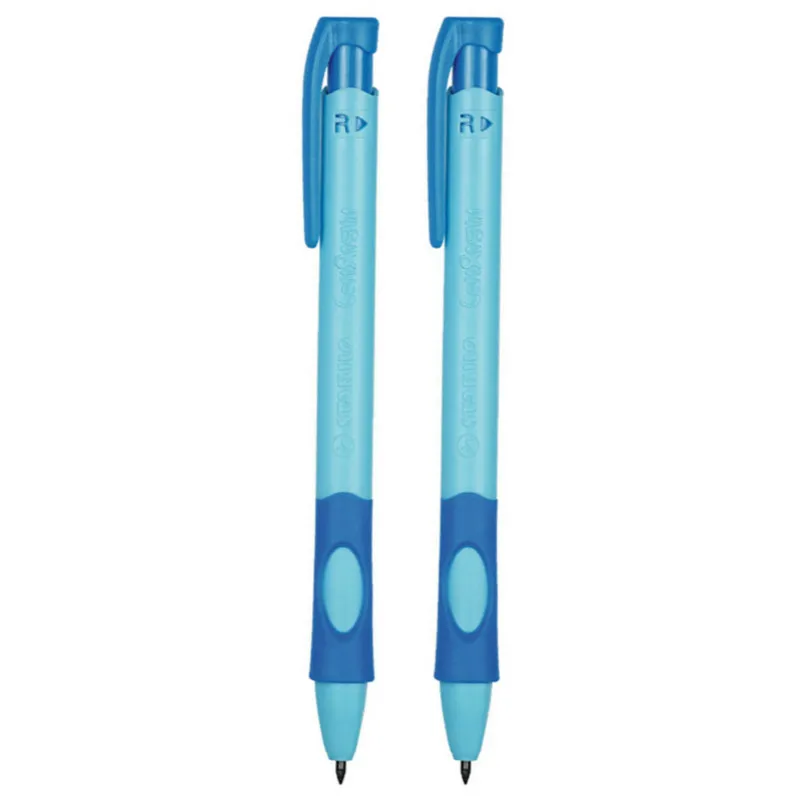 2pcs pencils Аутентичный STABILO карандаш с левой/правой рукой для студентов, Обучающие занятия, карандаш для детей, автоматический набор карандашей 2,0 мм - Цвет: 2pcs pencils
