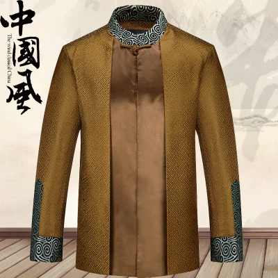 Новинка 2018 весенне-осенний мужской костюм для пожилых людей свадьбы банкета дня