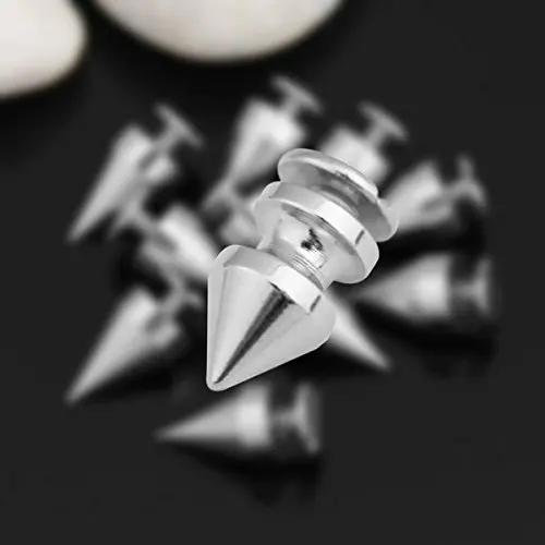 Шипы шипы из серебристой и медной стали 10 шт. 0 3x0 5&quot|spikes punk|stud spikescrewback studs |