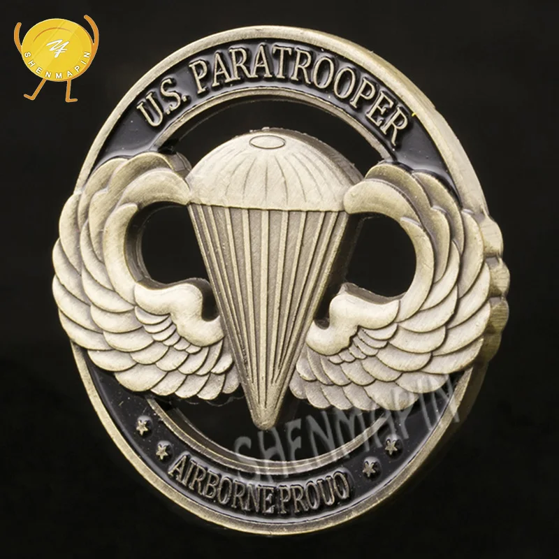 Памятная монета, десантник, наградная монета, Отдел ВВС, медаль коллекционные монеты