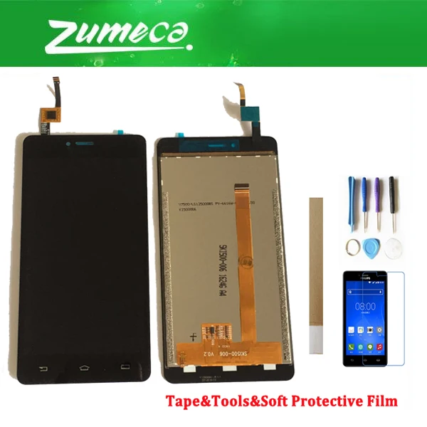 

1280*720 5.0"For Philips S326 LCD Display Screen+Touch Screen Digitizer Assembly Replacement Part Black Color With Kits