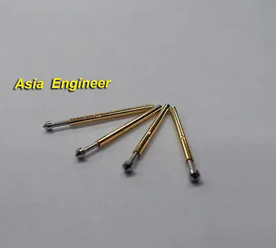 

10Pcs P50-E2 Dia 0.68mm Length 16mm 75g Spring Test Probe Pogo Pin