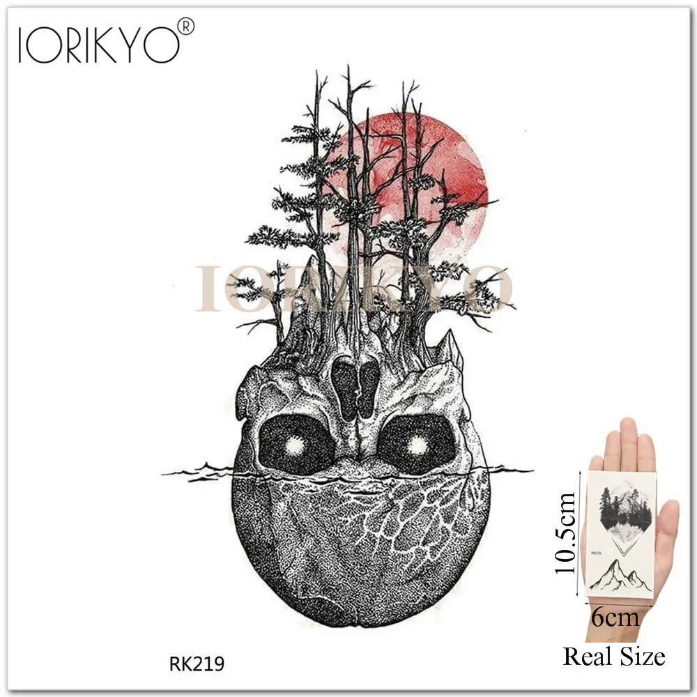 Водостойкие Временные татуировки для женщин и девушек наклейки на грудь руку