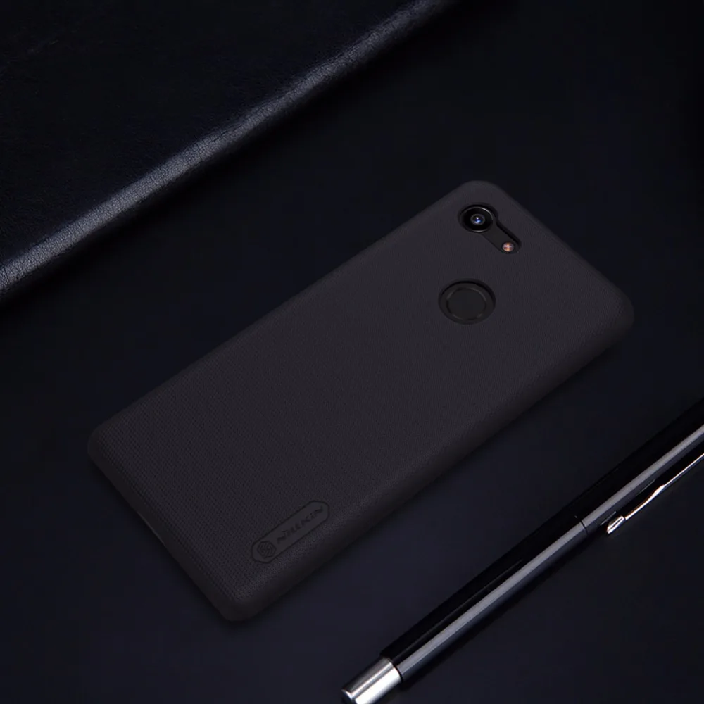 Чехол для Google Pixel 3/Google Pixel 3 XL NILLKIN Супер Матовый Защитный матовый жесткий чехол-накладка из поликарбоната, Подарочный держатель для телефона