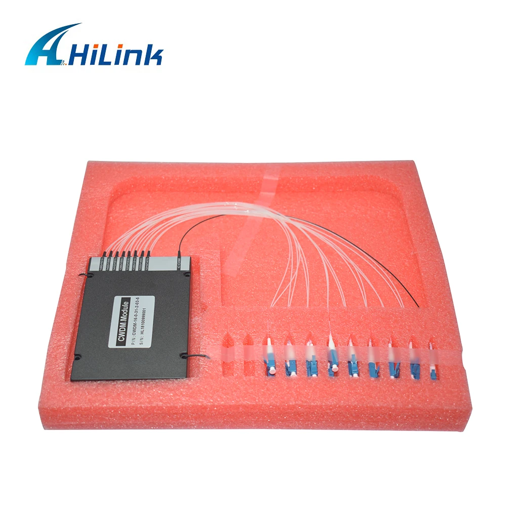 Бесплатная доставка по почте! ABS Box 16 каналов 1270 1610 нм одноволоконный CWDM Mux/Demux