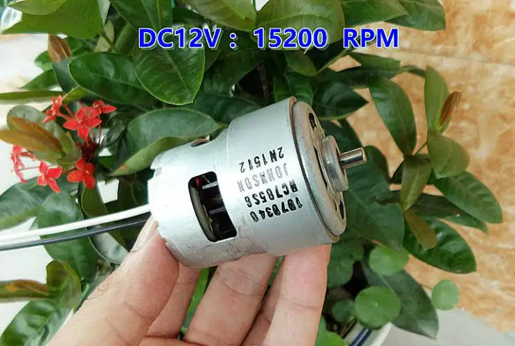 DC12V 15200 об/мин R735 миниатюрный постоянный магнит DC моторные