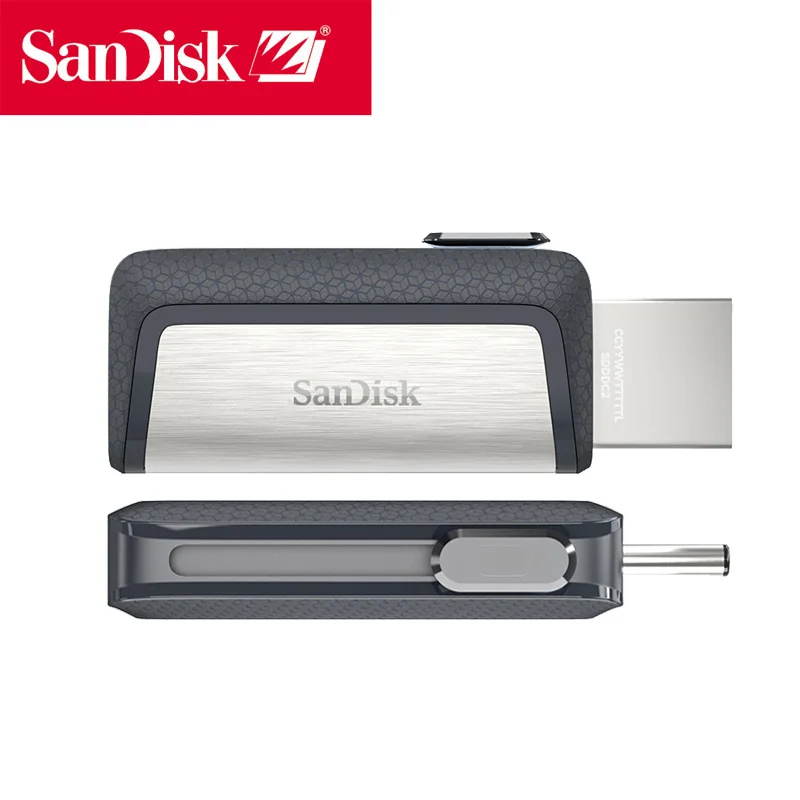 Sandisk usb флэш накопитель экстремальный Type C 32 Гб двойной OTG SDDDC2 Pen drive cle 3 1 pendrive c карта