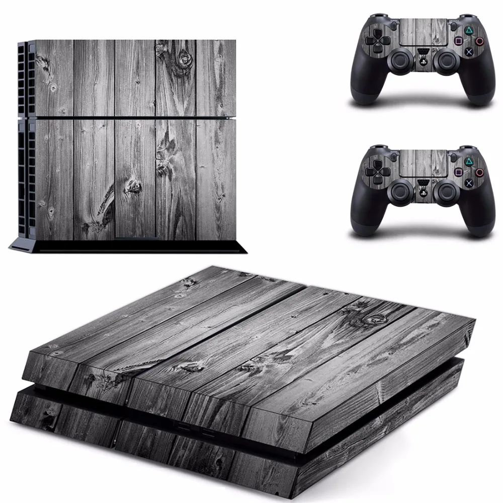Чистый белый черный Цвет PS4 переводная картинка наклейка для Sony PlayStation 4 консоли и