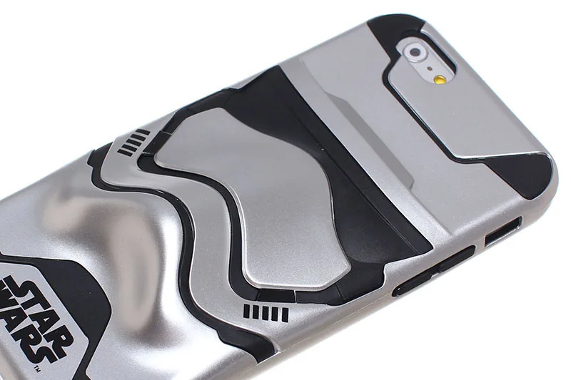 Stormtrooper 3D PC Silicon Case For iPhone 6 6S plus for Apple protector skin Sheath shell Coque Cover Back rubber moblie phone |