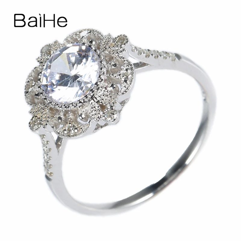 Женское кольцо из серебра 925 пробы с натуральным белым топазом|sterling silver ring|wedding