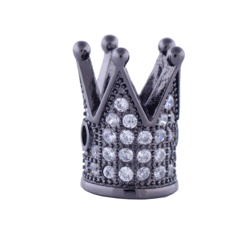 2 шт./лот корона DIY бусины для изготовления ювелирных изделий металлические